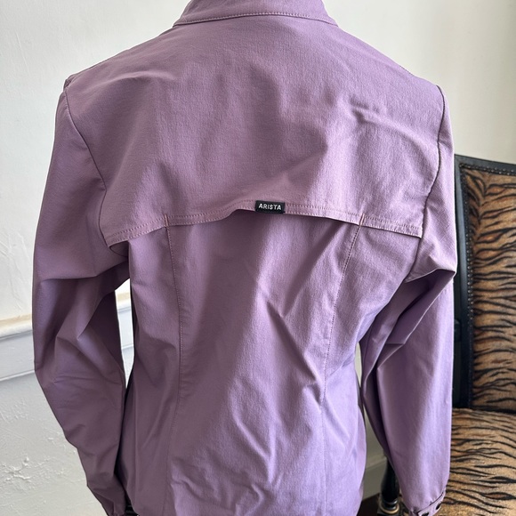 Arista light weight lavender pullover jacket, like new condition - Picture 4 of 5